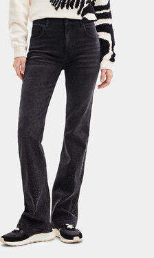 Czarne jeansy Desigual w stylu casual