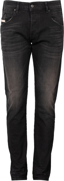 Czarne jeansy Diesel z tkaniny