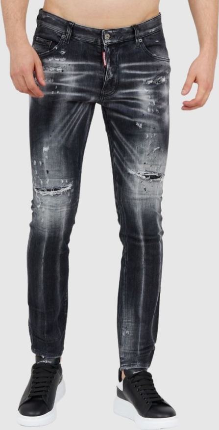 Czarne jeansy Dsquared2