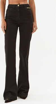 Czarne jeansy Elisabetta Franchi w stylu casual