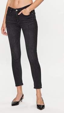 Czarne jeansy Fracomina w street stylu