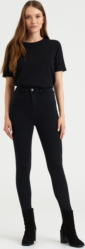 Czarne jeansy Greenpoint z jeansu