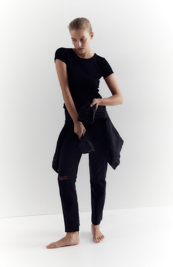 Czarne jeansy H & M