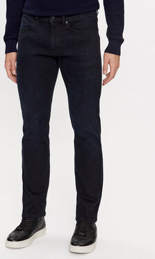 Czarne jeansy Hugo Boss w street stylu