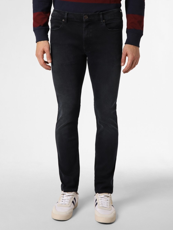 Czarne jeansy Hugo Boss z bawełny w stylu casual