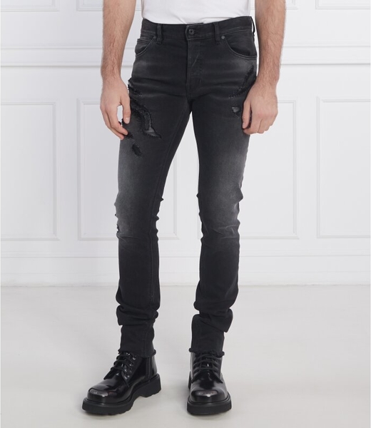 Czarne jeansy Just Cavalli w stylu casual