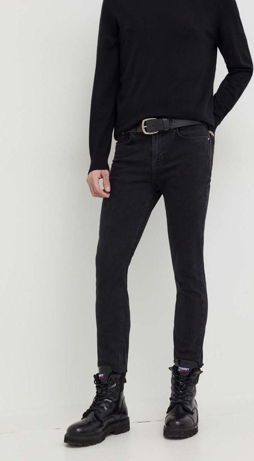 Czarne jeansy Karl Lagerfeld