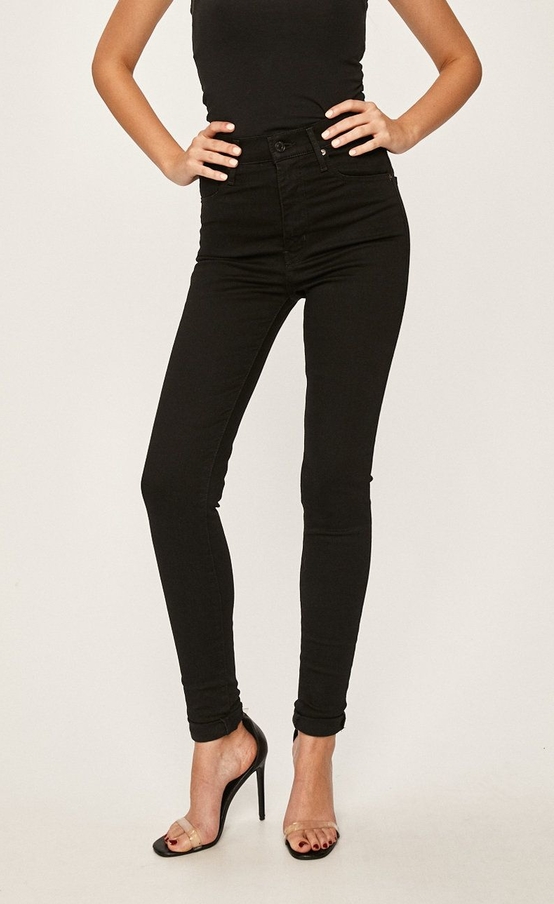 Czarne jeansy Levis w stylu casual