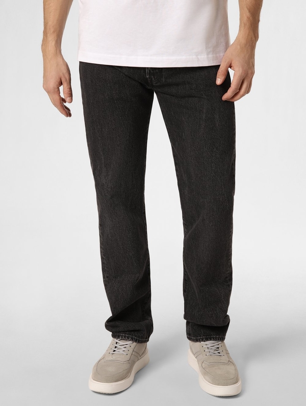 Czarne jeansy Levis w stylu klasycznym z bawełny