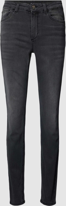 Czarne jeansy Liu-Jo z bawełny w street stylu