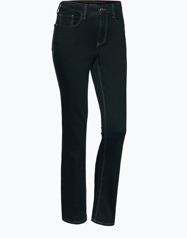 Czarne jeansy MAC w street stylu