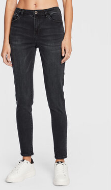 Czarne jeansy Morgan w street stylu