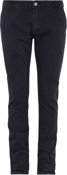 Czarne jeansy Ochnik z tkaniny