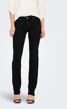 Czarne jeansy Only w street stylu