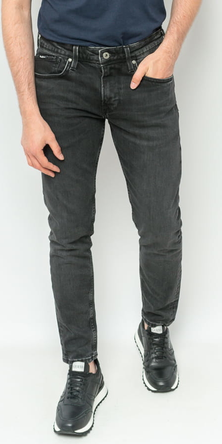 Czarne jeansy Pepe Jeans z bawełny