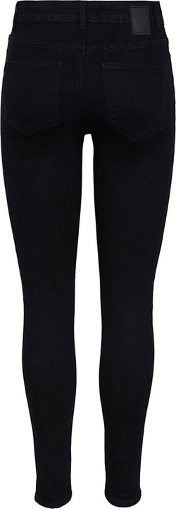 Czarne jeansy Pieces z bawełny w stylu klasycznym
