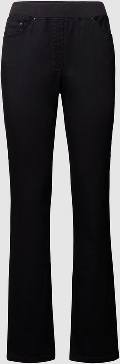 Czarne jeansy Raphaela By Brax z bawełny