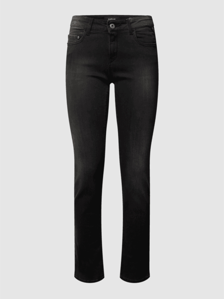 Czarne jeansy Replay w stylu casual