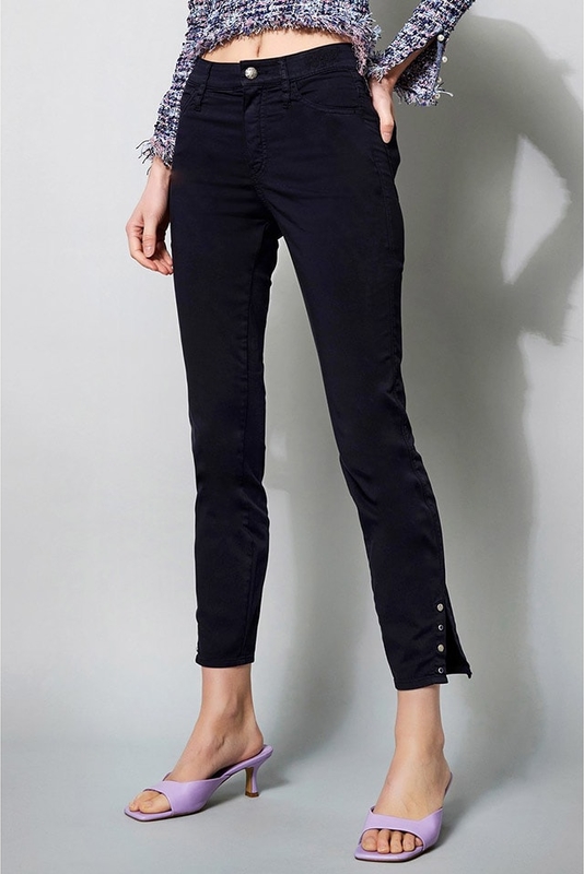 Czarne jeansy Rosner w stylu casual