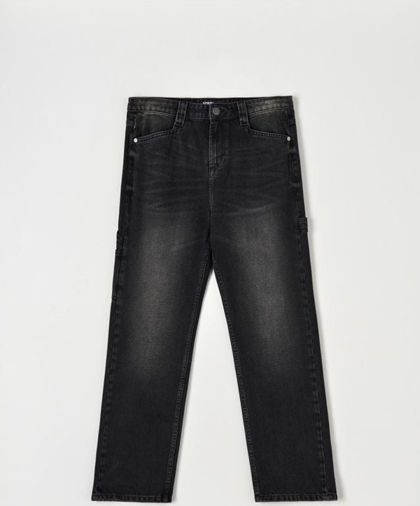 Czarne jeansy Sinsay z jeansu