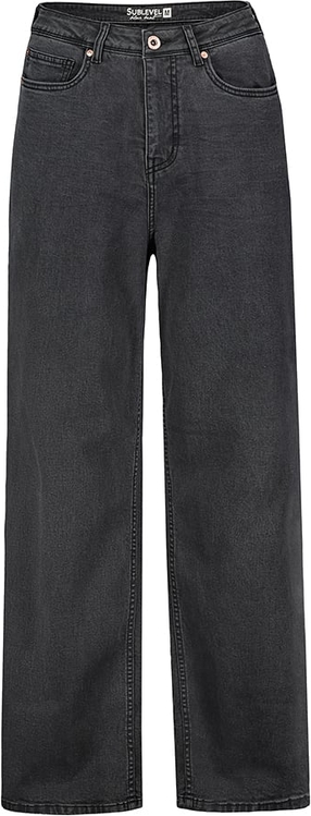 Czarne jeansy SUBLEVEL