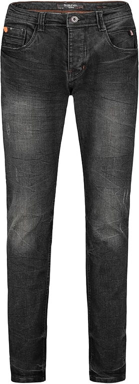 Czarne jeansy SUBLEVEL z bawełny w stylu klasycznym