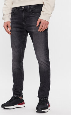 Czarne jeansy Tommy Jeans w stylu casual
