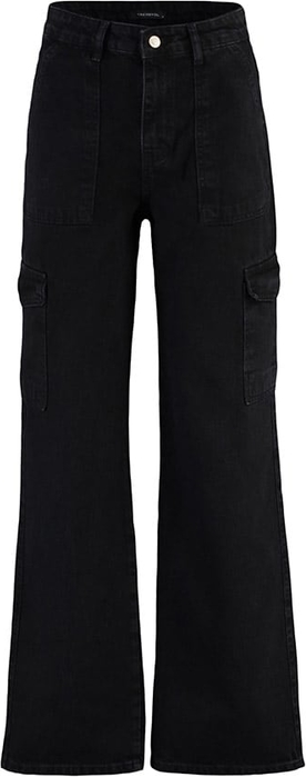 Czarne jeansy Trendyol w stylu casual z bawełny