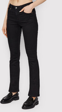 Czarne jeansy United Colors Of Benetton w street stylu