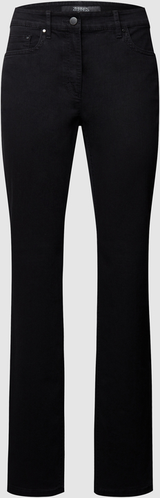 Czarne jeansy Zerres w stylu casual