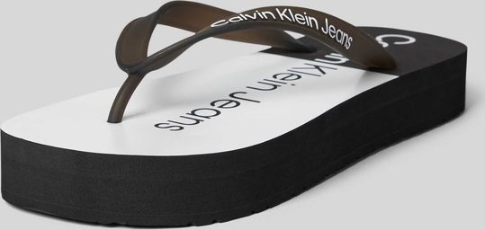 Czarne klapki Calvin Klein
