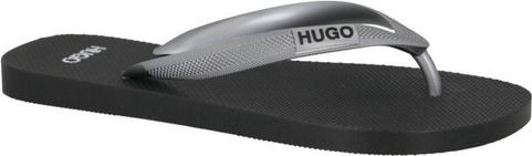 Czarne klapki Hugo Boss