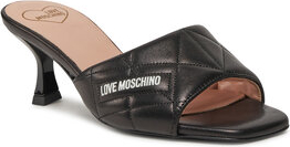 Czarne klapki Love Moschino