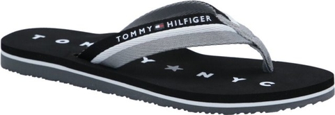 Czarne klapki Tommy Hilfiger