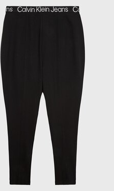 Czarne legginsy Calvin Klein w stylu casual