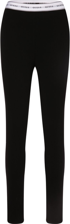 Czarne legginsy Guess z bawełny w stylu casual