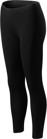 Czarne legginsy Malfini w sportowym stylu