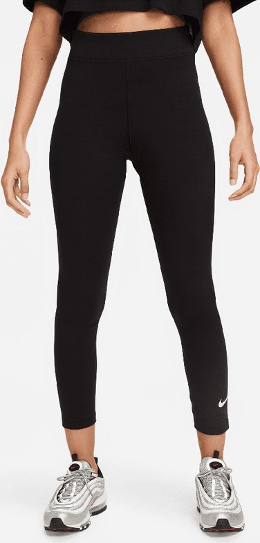 Czarne legginsy Nike z bawełny