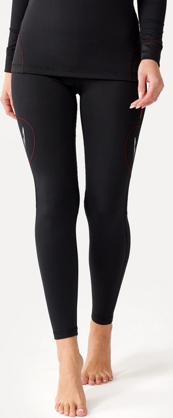 Czarne legginsy Rough Radical z tkaniny w sportowym stylu ocieplenie