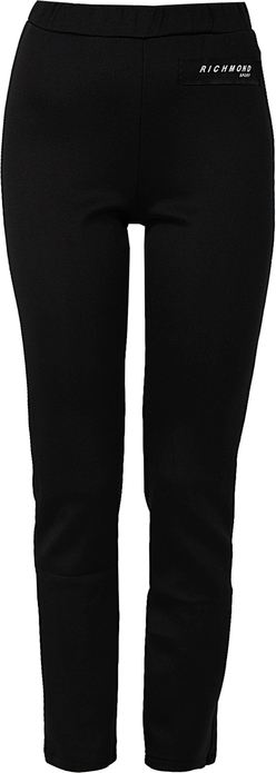 Czarne legginsy ubierzsie.com z tkaniny w stylu casual