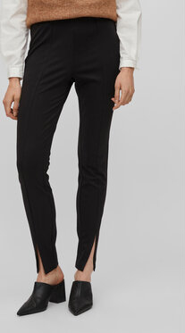 Czarne legginsy Vila w stylu casual