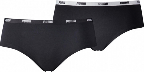 Czarne majtki Puma z bawełny