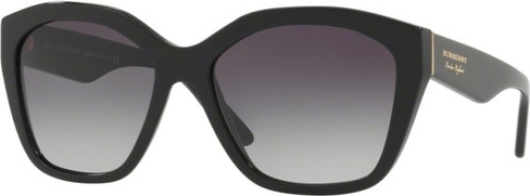 Czarne okulary damskie Burberry