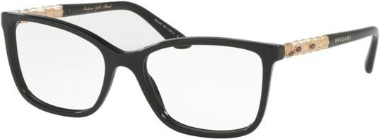 Czarne okulary damskie Bvlgari