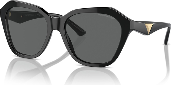 Czarne okulary damskie Emporio Armani