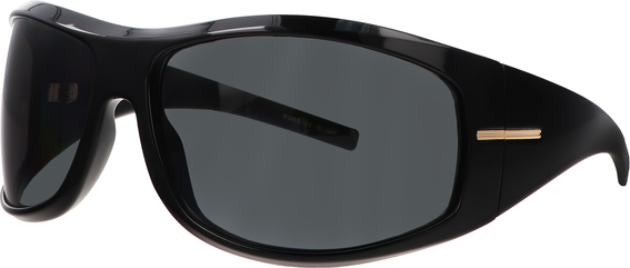 Czarne okulary damskie Hugo Boss