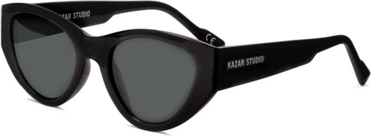 Czarne okulary damskie Kazar