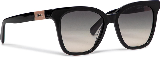 Czarne okulary damskie Longchamp