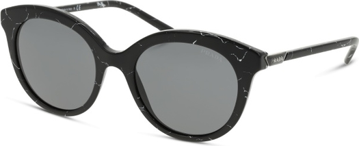 Czarne okulary damskie Prada