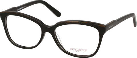 Czarne okulary damskie Solano